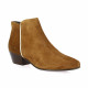 Impact Boots cuir velours cognac