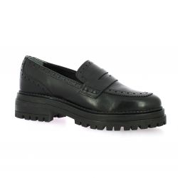Impact Mocassins cuir noir