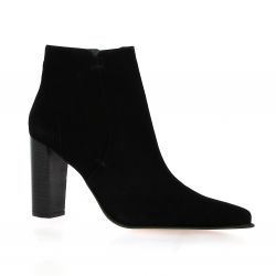 Vidi studio Boots cuir velours noir