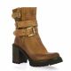 Pao Boots cuir nubuck cognac