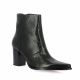 Vidi studio Boots cuir serpent noir