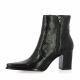 Vidi studio Boots cuir serpent noir