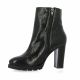 Vidi studio Boots cuir serpent noir