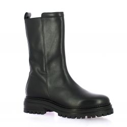 Impact Boots cuir noir