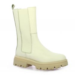 Reqins Boots cuir blanc