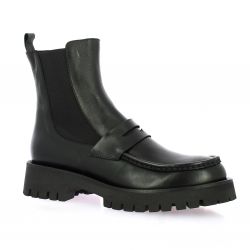 Pao Boots cuir noir