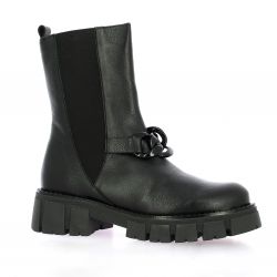 Pao Boots cuir noir