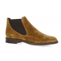 Alpe Boots cuir velours cognac