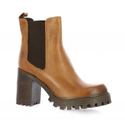 Spaziozero Boots cuir cognac