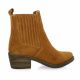 So send Boots cuir velours cognac