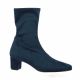 Pao boots cuir velours marine