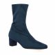 Pao boots cuir velours marine