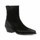 Metisse Boots cuir velours noir