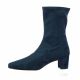 Pao boots cuir velours marine