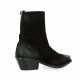 Metisse Boots cuir velours noir