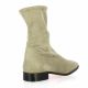 Pao boots cuir velours beige