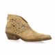 Emanuele crasto Boots cuir velours camel