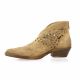 Emanuele crasto Boots cuir velours camel