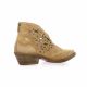 Emanuele crasto Boots cuir velours camel