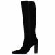 Vidi studio Bottes cuir velours noir