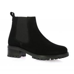 So send Boots cuir velours noir