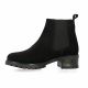 So send Boots cuir velours noir