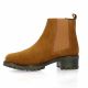 So send Boots cuir velours cognac