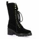 Pao Rangers cuir velours noir