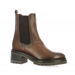 Exit Boots cuir marron