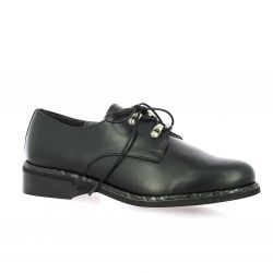 Pao Derby cuir noir