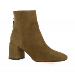 Sofia costa Boots cuir velours marron