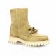 Bruno premi Boots cuir velours camel