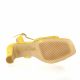 Vidi studio Nu pieds cuir velours jaune