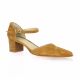 Vidi studio Escarpins cuir velours camel