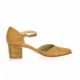 Vidi studio Escarpins cuir velours camel