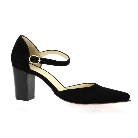 Vidi studio Escarpins cuir velours noir