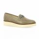 Vidi studio Mocassins cuir serpent beige