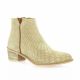 Alpe Boots cuir velours beige