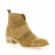 Alpe Boots cuir velours camel