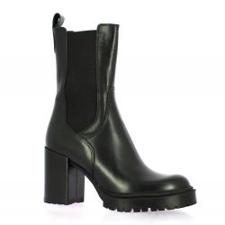 Emanuele Crasto Boots cuir noir