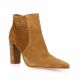 Vidi studio Boots cuir velours cognac