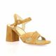 Vidi studio Nu pieds cuir velours camel