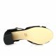 Vidi studio Nu pieds cuir velours noir