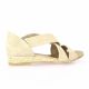 Exit Nu pieds cuir velours beige