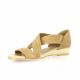 Exit Nu pieds cuir velours camel