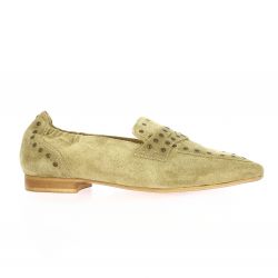 Alpe Mocassins cuir velours beige
