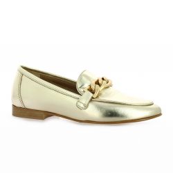 Elisir Mocassins cuir platine