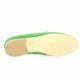 Pao Mocassins cuir velours vert