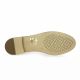 Coco abricot Mocassins cuir laminé platine