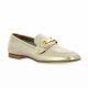 Spaziozero Mocassins cuir platine